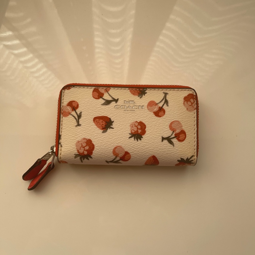 Coach fruit small wallet/card holder